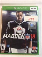 Xbox one madden NFL 18 game