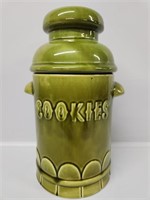 Morton Pottery Milk Can "U.S.A 3539" Cookie Jar