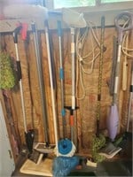 Everything on Wall Hanging. Mops