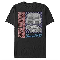 Nintendo Super Since 1991 Young Men T-Shirt Black