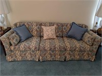 Blue Floral Couch