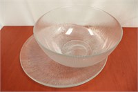 Serving Plate & Punch Bowl