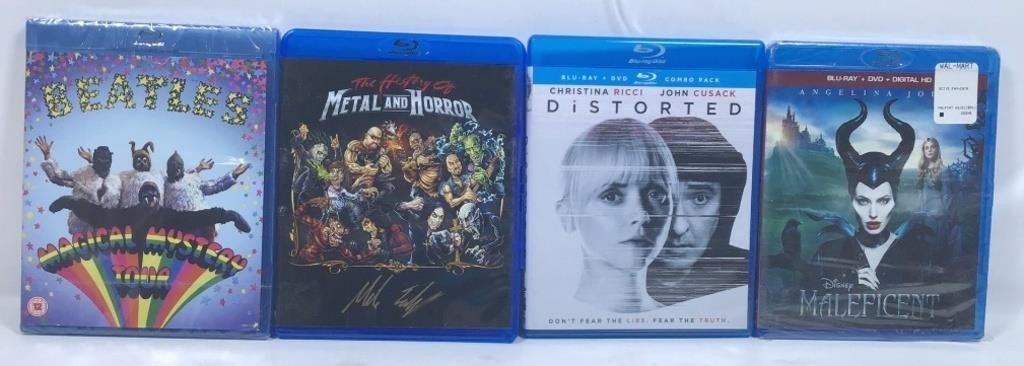 New Open Box Lot of 4 Blu-Ray Discs