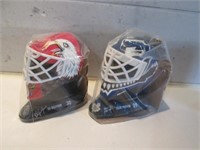 LOT OF 2  COLLECTIBLE McDONALD'S GOALIE MASKS