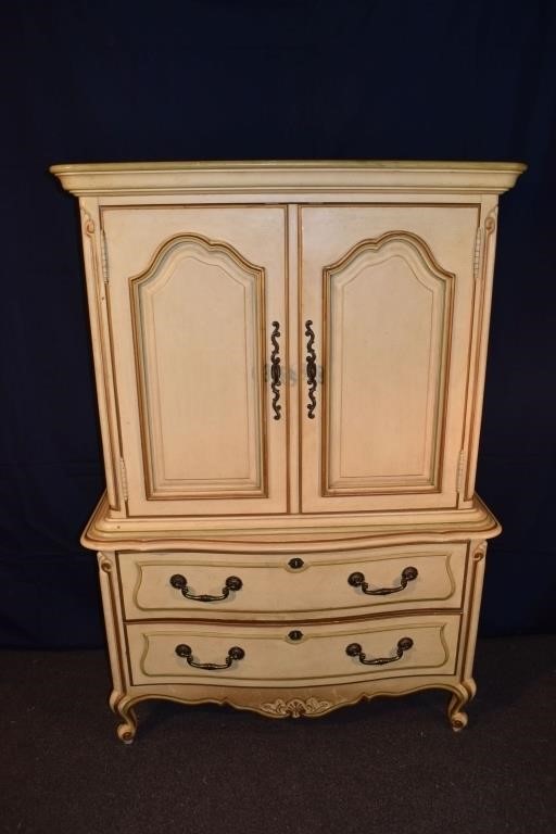 Chatillon by Drexel blond French Provincial 2 door