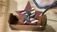 Vintage box with a star pinwheel inside(793)