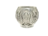 Vintage Avon Crystal Clear Glass Bowl with Diamond