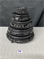Vintage Chinese wooden display stands