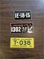 1953  BICYCLE LICENSE PLATES
