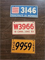 1953  BICYCLE LICENSE PLATES