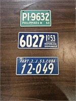 1953  BICYCLE LICENSE PLATES