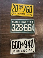 1953 BICYCLE LICENSE PLATES