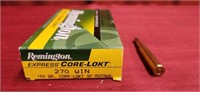 Remington 270 Win 150 gr SP, Qty 20