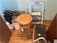 Step Stool, Small Stool, Step Ladder, Scale, Metal