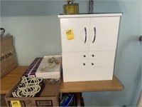 Jewelry Cabinet with Pull Out Drawers, Flat of