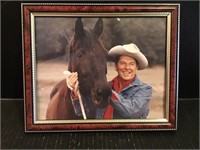 FRAMED PICTURE RONALD REAGAN