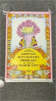 1971 Albert King Mott the Hoople Concert Poster