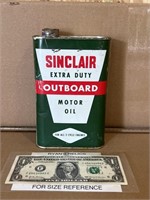 Vintage Sinclair Outboard motor oil advertising