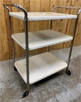 3 Tier Metal Serving Cart