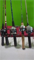 Fishing Poles Rods & Reel Lot