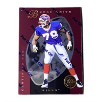 1997 Pinnacle Certified Bruce Smith Certified Red
