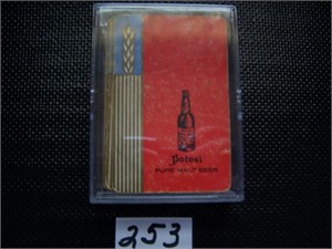 CHOICE - Potosi Pure Malt Beer Red Deck of Cards
