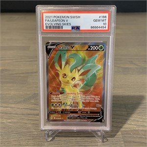 PSA 10 Leafeaon FA Pokemon Card