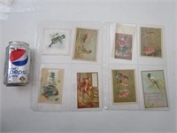 9 Cartes victoriennes c1880