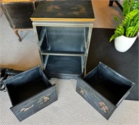 Vintage Asian Two Drawer Cabinet