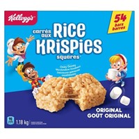 50-Pk Kellogg's Rice Krispies Squares Bars, 22 g