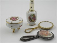 Vintage Limoge & Florenza Hand Mirrors & More Lot