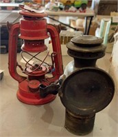 Insulated, kerosene, safety lamp and lantern.