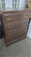 4 Drawer Chest of Drawers Solid Wood. Used Great