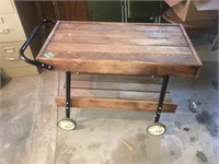 Wood cart 37.5x20x29