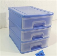 3 Drawer Storage Container 6" tall x 5" w x 7"d