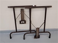 Pair of Folding metal table legs