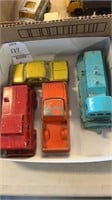 Box of toy cars