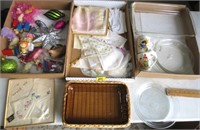 Baking dishes, linens, misc.
