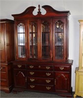 Four Door Mahogany China Cabinet