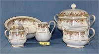 Five Piece "Morning Jewel" Noritake Ireland