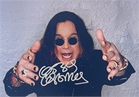 Autograph COA Ozzy Osbourne Photo