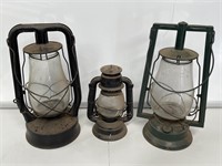 3 x Kerosene Lanterns