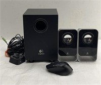 Logitech Multimedia Speaker & Mouse
