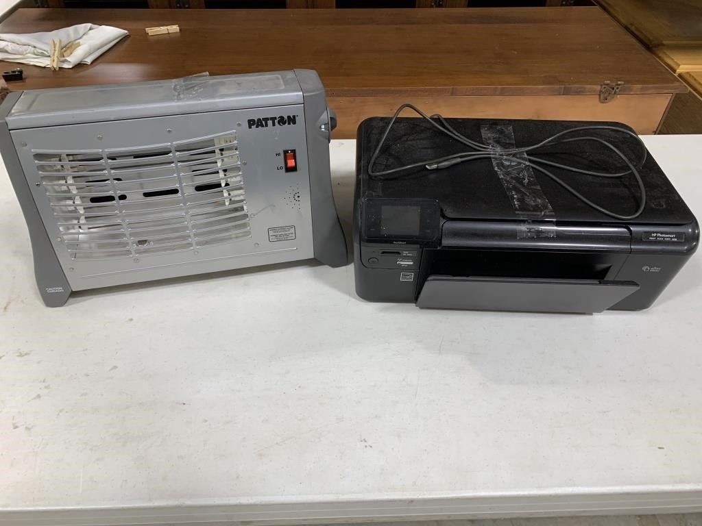 HP printer and patton heater
