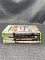 (4) XBOX 360 Games w/Cases