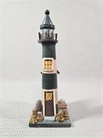 Wooden Lighthouse/Birdhouse Figurine