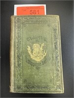 ANTIQUE BOOK GLAUCUS 1855 1ST ED CHARLES KINGSLEY