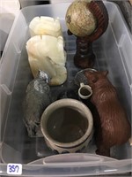 marble horses, small globe,bear and more