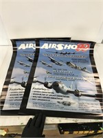 Two Confederate Air Force Airsho 89 posters