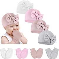 Hicdaw 8 Picecs Newborn Beanie Hat